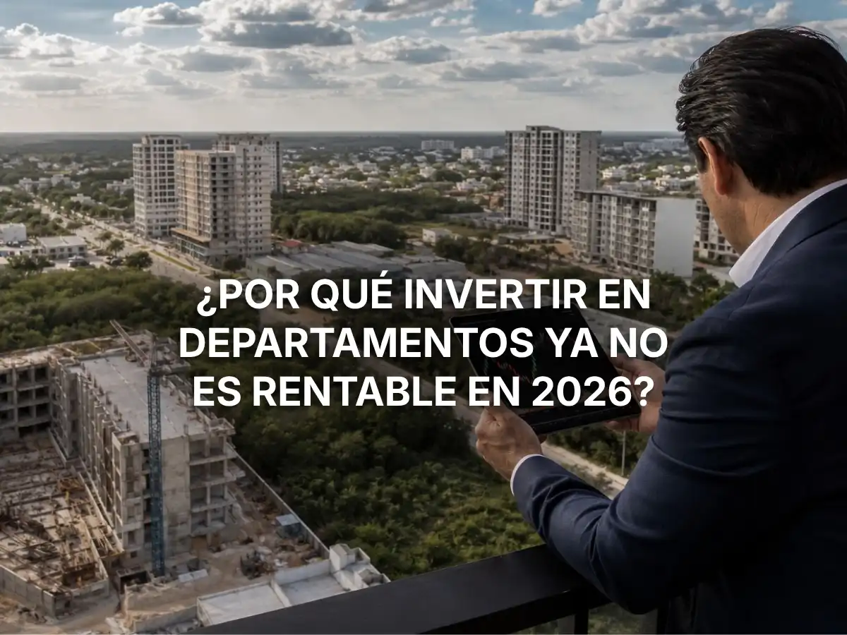 ¿Por qué invertir en departamentos ya no es rentable en 2026?