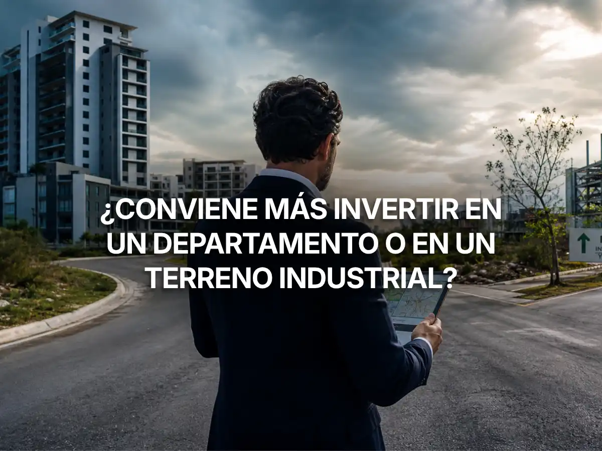 ¿Conviene más invertir en un departamento o en un terreno industrial?